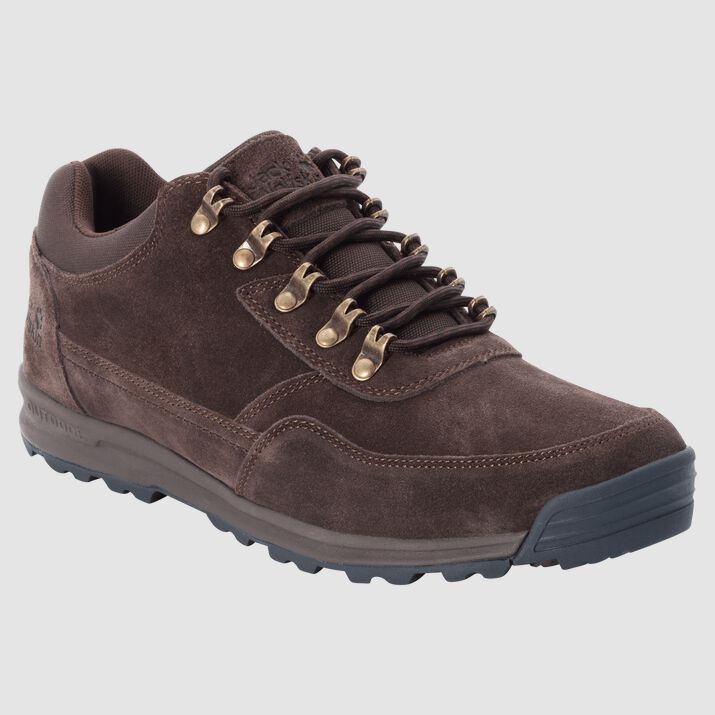 Zapatillas Jack Wolfskin Hikestar Low Hombre Marrom/Negros Mexico-1918346